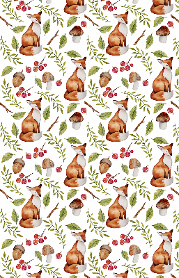 Store intérieur Renards, champignons, feuilles