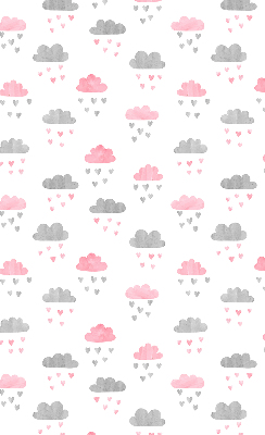 Store enrouleur Nuages roses et gris