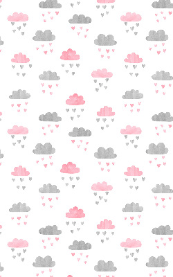 Store enrouleur Nuages roses et gris