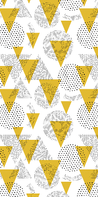 Store enrouleur Triangles et cercles faits de points