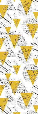 Store enrouleur Triangles et cercles faits de points