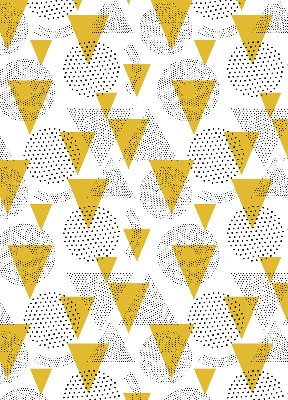 Store enrouleur Triangles et cercles faits de points