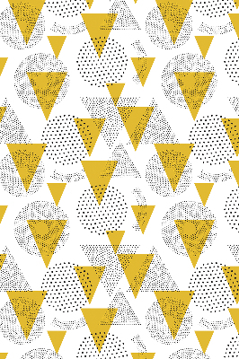 Store enrouleur Triangles et cercles faits de points