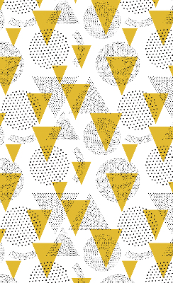 Store enrouleur Triangles et cercles faits de points