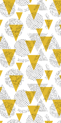 Store enrouleur Triangles et cercles faits de points