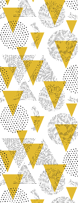 Store enrouleur Triangles et cercles faits de points