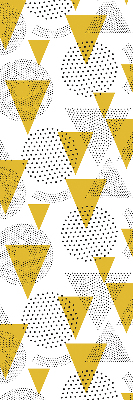 Store enrouleur Triangles et cercles faits de points