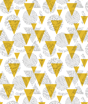 Store enrouleur Triangles et cercles faits de points