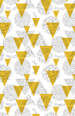 Store enrouleur Triangles et cercles faits de points