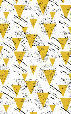 Store enrouleur Triangles et cercles faits de points