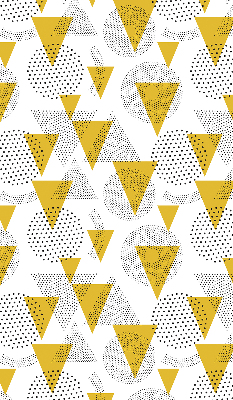 Store enrouleur Triangles et cercles faits de points