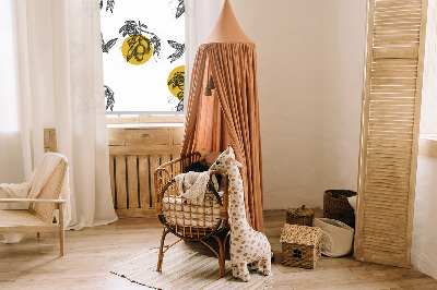 Store intérieur Fruits et cercles jaunes
