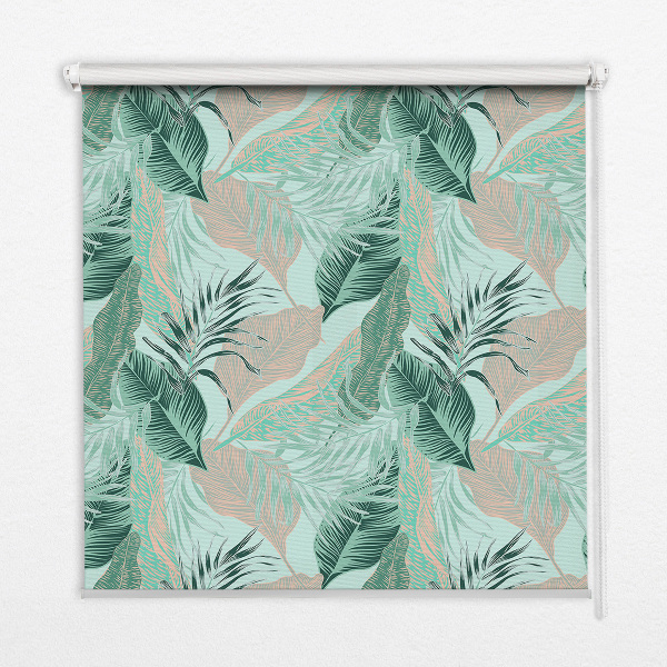 Store enrouleur Feuilles tropicales