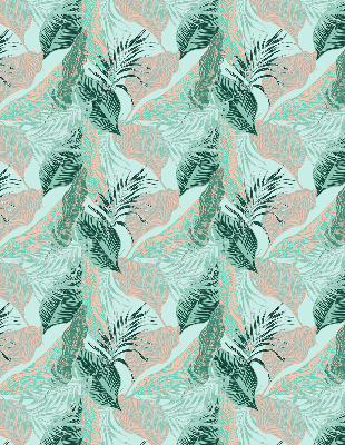 Store enrouleur Feuilles tropicales
