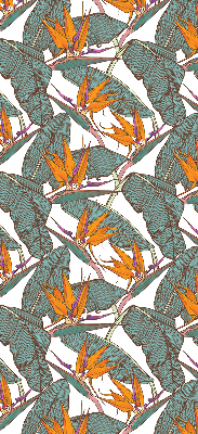 Store intérieur Feuilles vertes