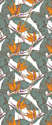 Store intérieur Feuilles vertes