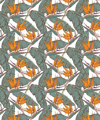 Store intérieur Feuilles vertes