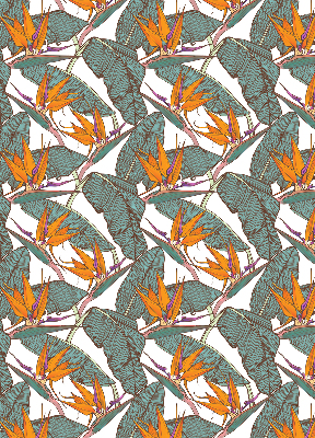 Store intérieur Feuilles vertes