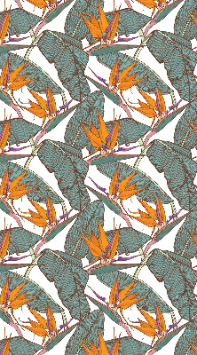 Store intérieur Feuilles vertes