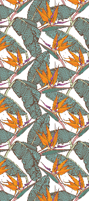 Store intérieur Feuilles vertes