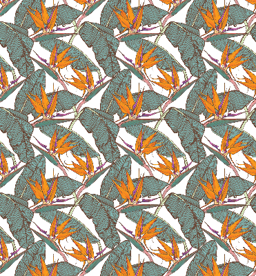 Store intérieur Feuilles vertes