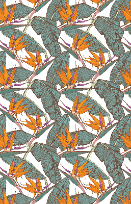 Store intérieur Feuilles vertes