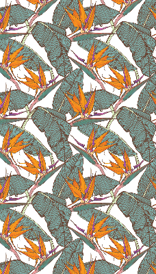 Store intérieur Feuilles vertes