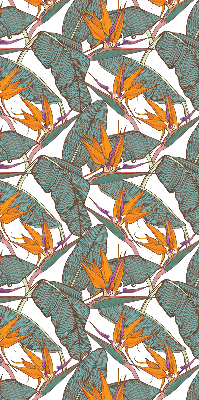 Store intérieur Feuilles vertes