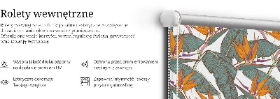 Store intérieur Feuilles vertes