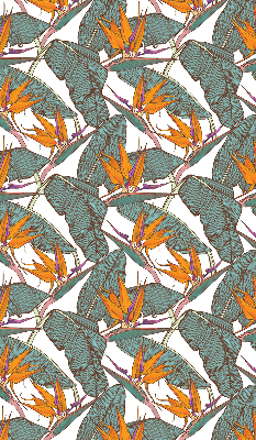 Store intérieur Feuilles vertes