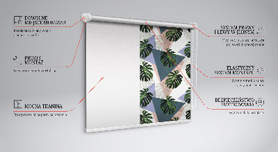 Store enrouleur Les feuilles de la plante