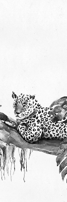 Store intérieur Guépards dessinés sur une branche