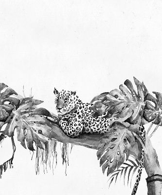 Store intérieur Guépards dessinés sur une branche