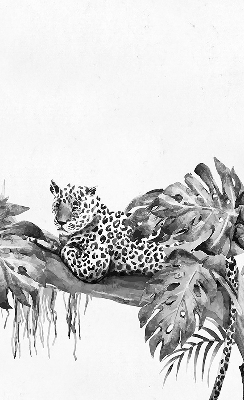 Store intérieur Guépards dessinés sur une branche