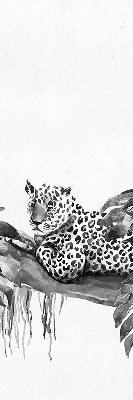 Store intérieur Guépards dessinés sur une branche