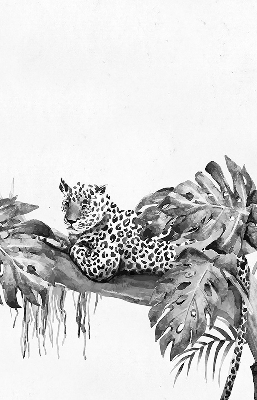 Store intérieur Guépards dessinés sur une branche