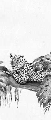 Store intérieur Guépards dessinés sur une branche