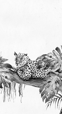 Store intérieur Guépards dessinés sur une branche