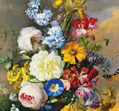 Store enrouleur Un bouquet de fleurs