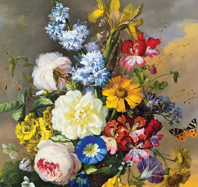 Store enrouleur Un bouquet de fleurs