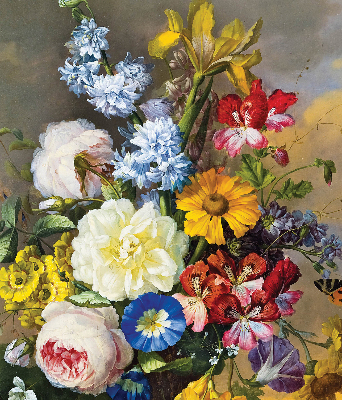 Store enrouleur Un bouquet de fleurs