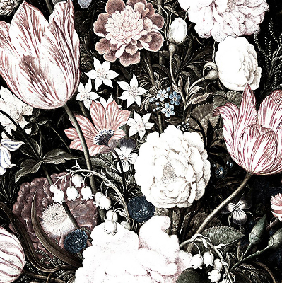 Store intérieur Un bouquet de fleurs