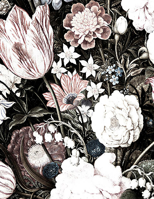 Store intérieur Un bouquet de fleurs