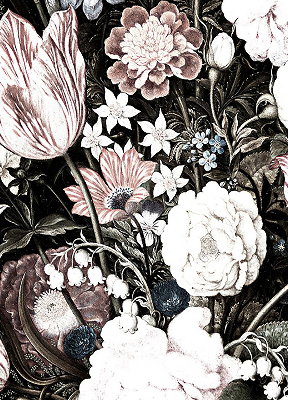 Store intérieur Un bouquet de fleurs