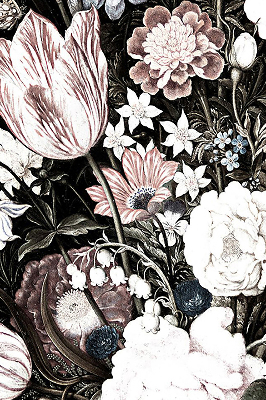 Store intérieur Un bouquet de fleurs