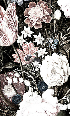 Store intérieur Un bouquet de fleurs