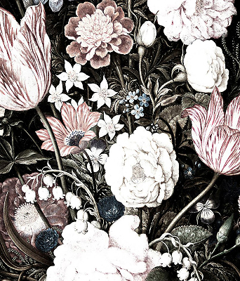 Store intérieur Un bouquet de fleurs