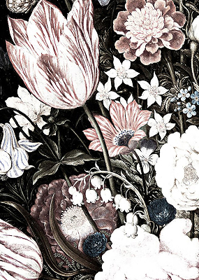 Store intérieur Un bouquet de fleurs