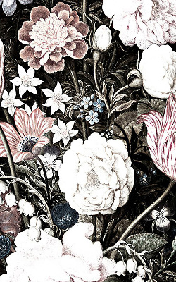 Store intérieur Un bouquet de fleurs