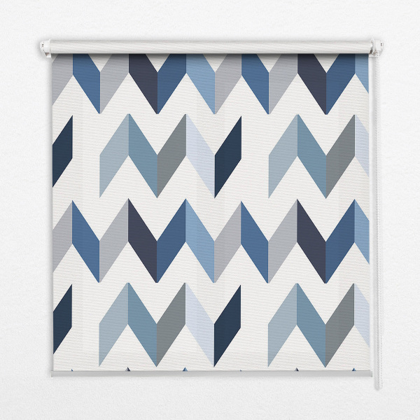 Store intérieur Chevrons bleus